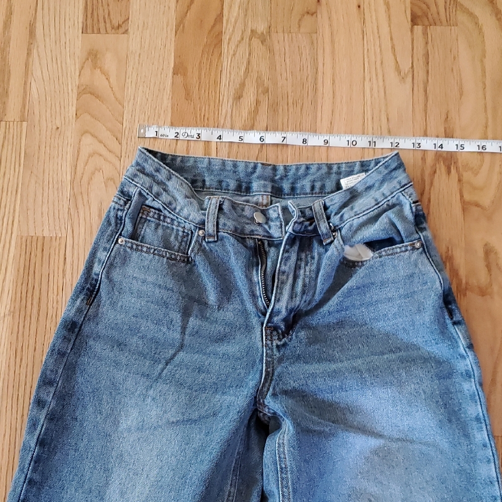 SHEIN High Rise Blue Jeans
